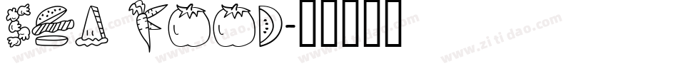 Sea Food字体转换